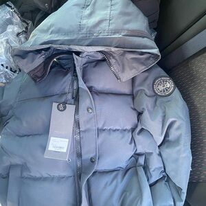 Canada Goose Gray Puffer Jacket